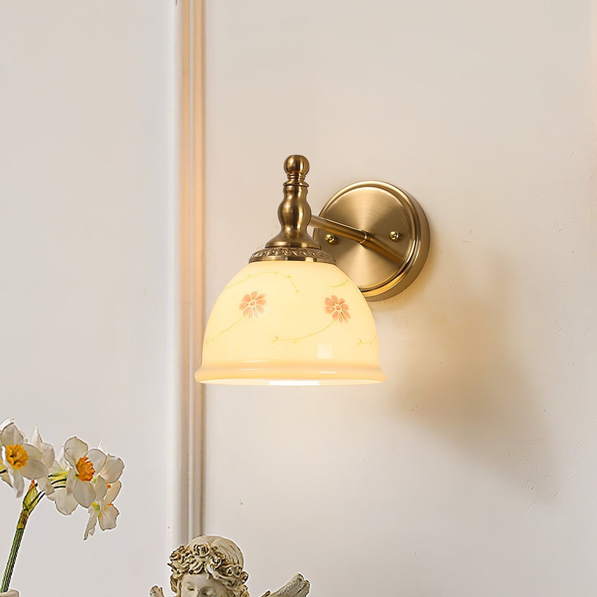 Mishya aplique de pared floral