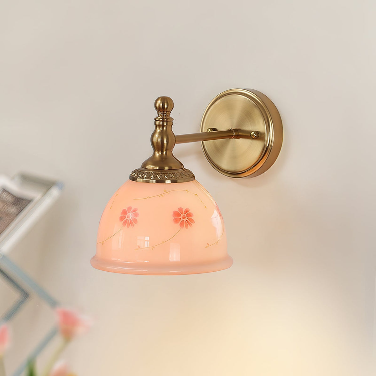 Mishya aplique de pared floral