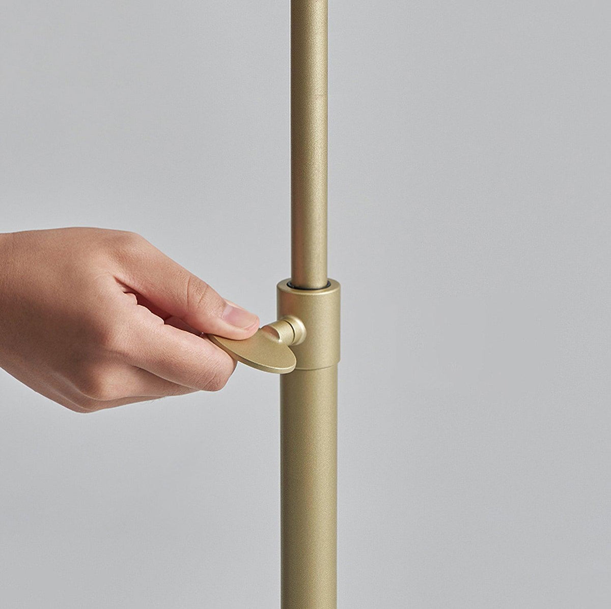 Unex lámpara de mesa artística dorada de vidrio