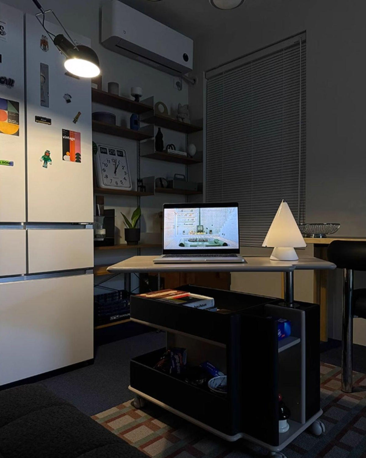 Lrtvin lámpara de mesa minimalista de vidrio
