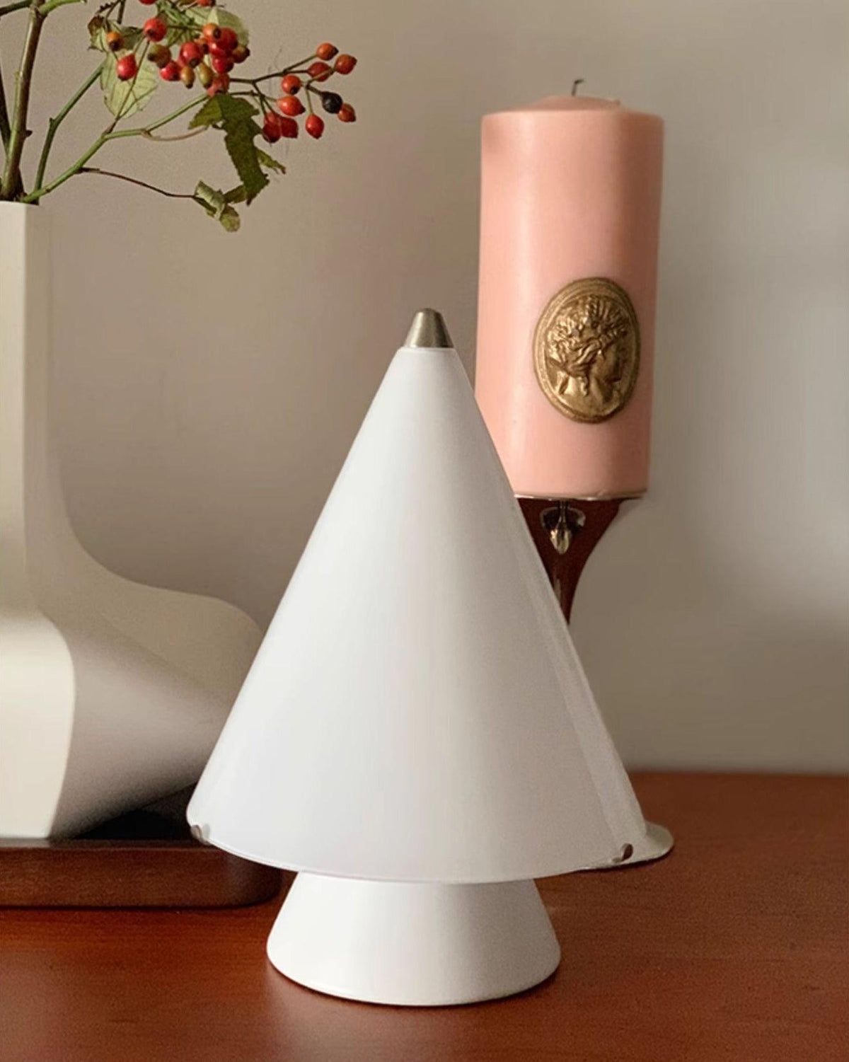 Lrtvin lámpara de mesa minimalista de vidrio
