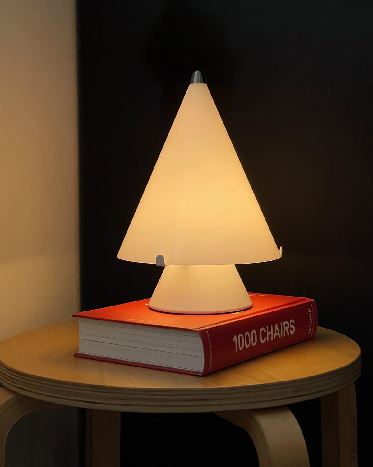 Lrtvin lámpara de mesa minimalista de vidrio