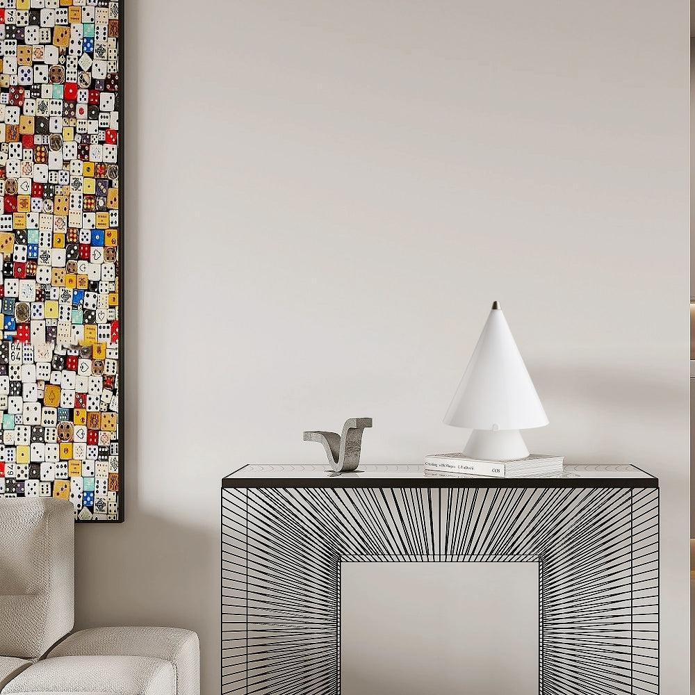Lrtvin lámpara de mesa minimalista de vidrio