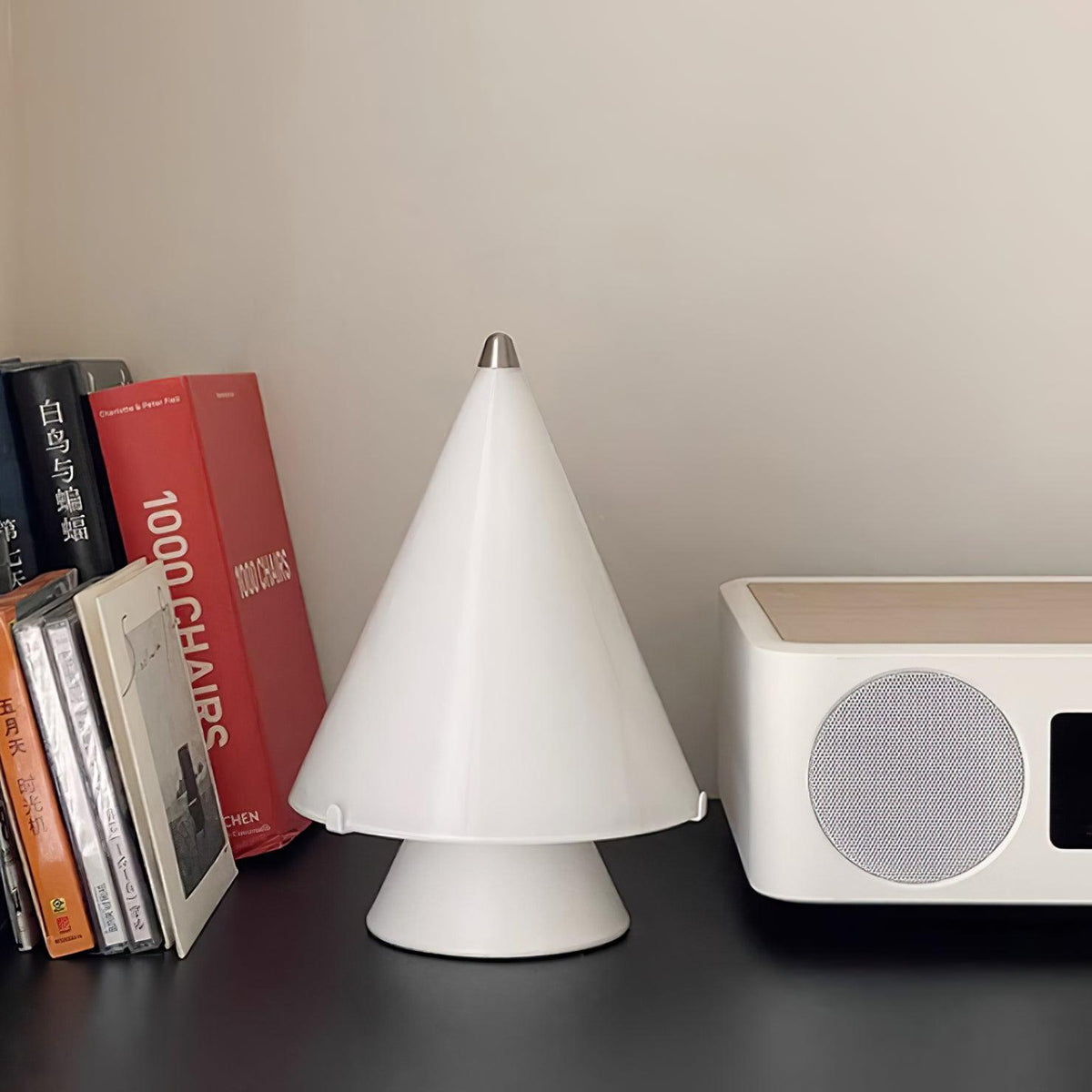 Lrtvin lámpara de mesa minimalista de vidrio