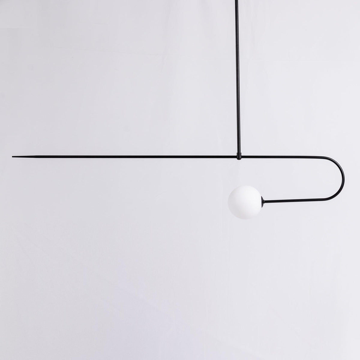 Lustra Chandelier Mobile Black Minimalist