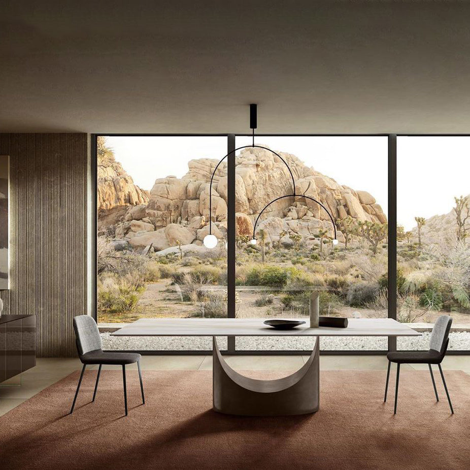 Lustra Chandelier Mobile Black Minimalist