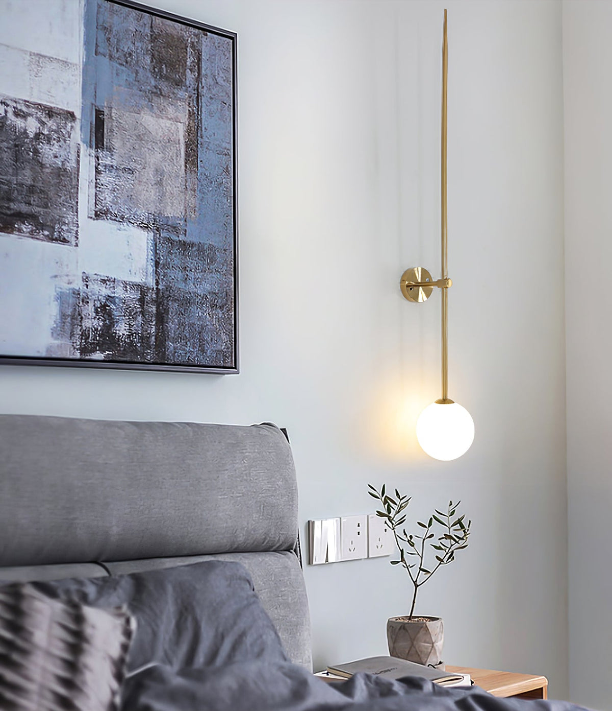 Gizmo Aplique de pared Vidrio Moderno Minimalista