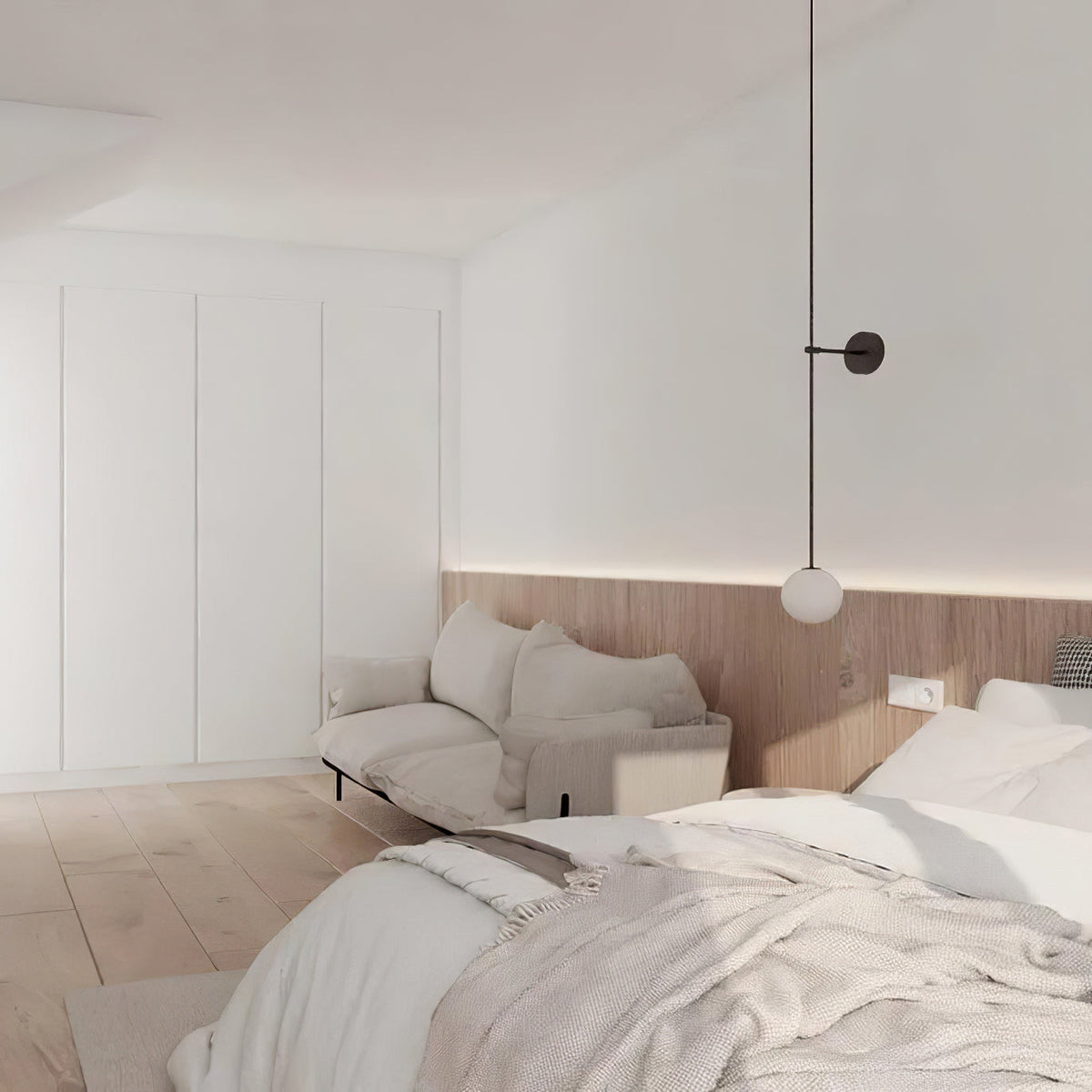 Gizmo Aplique de pared Vidrio Moderno Minimalista