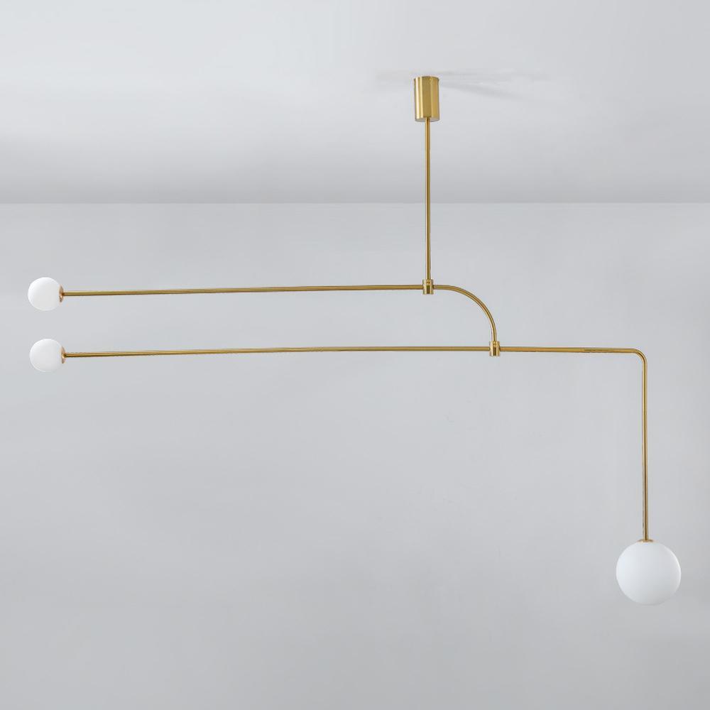 Lustra Chandelier Mobile Black Minimalist