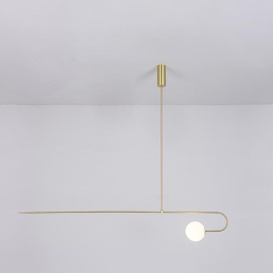 Lustra Chandelier Mobile Black Minimalist