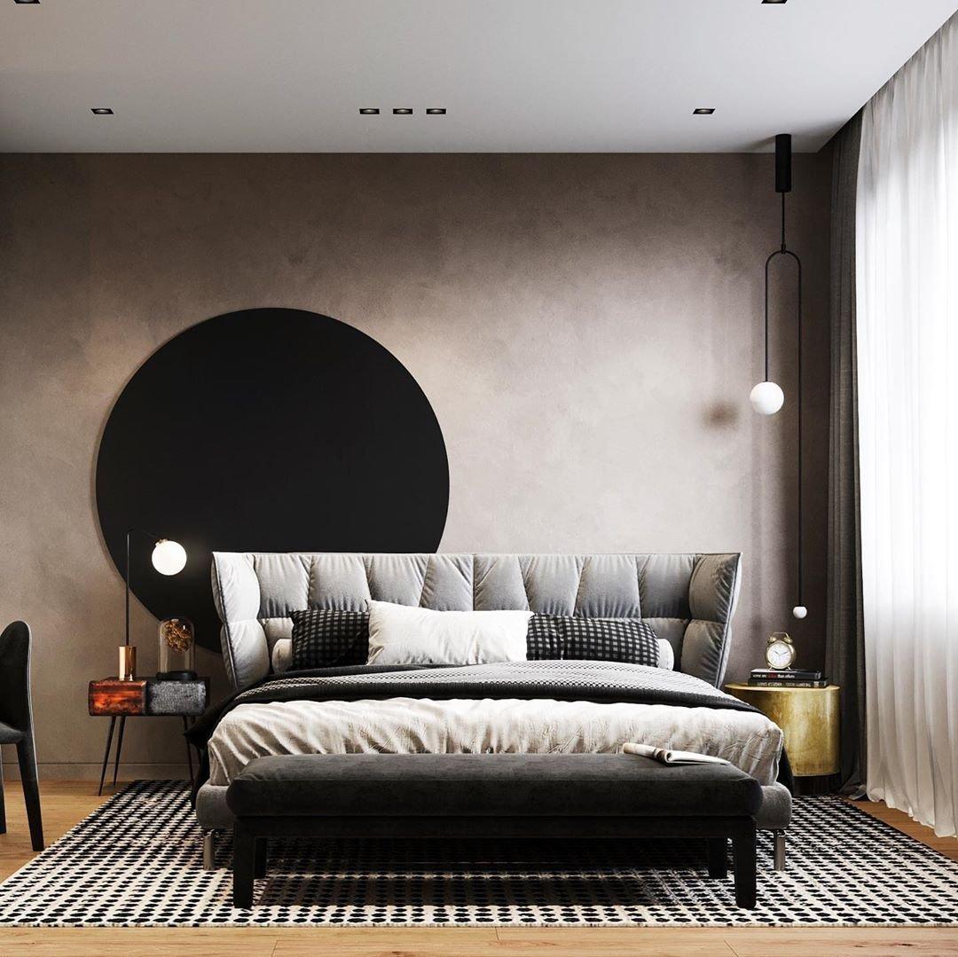 Lustra Chandelier Mobile Black Minimalist