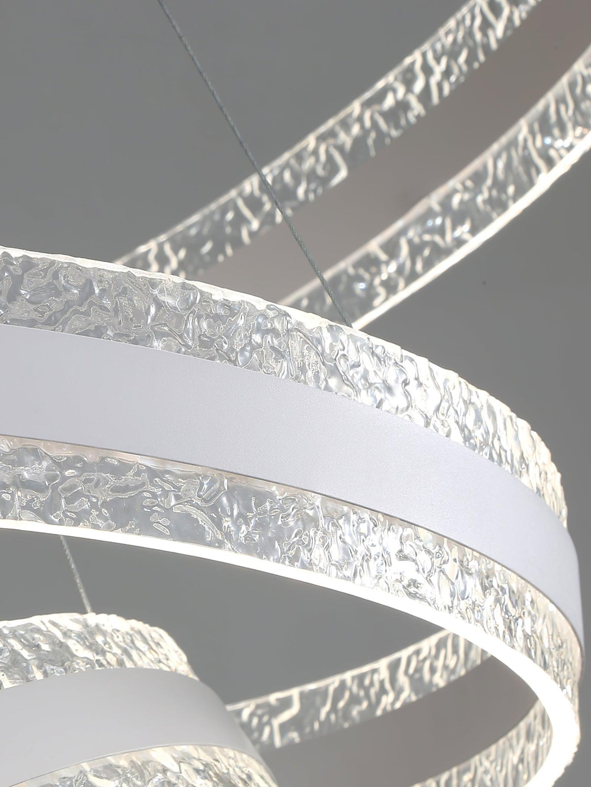 Aroxen lámpara colgante moderna LED círculo anillos