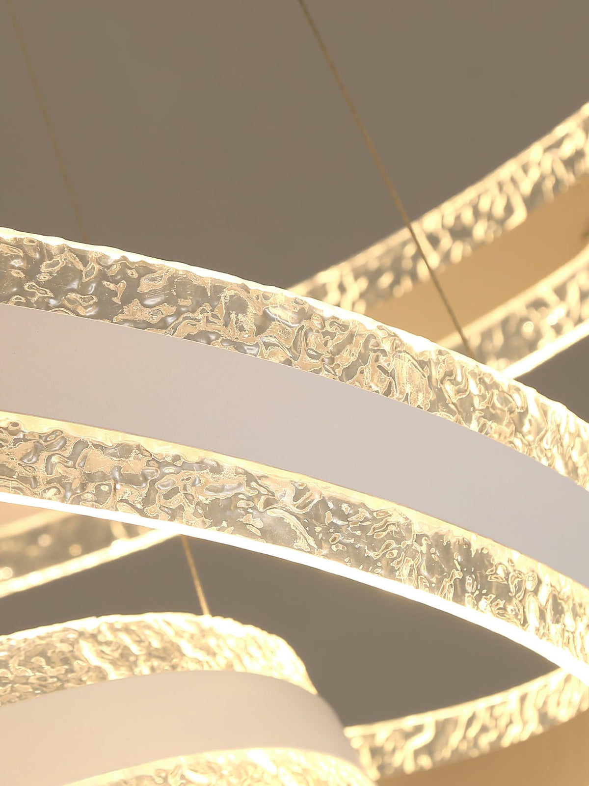 Aroxen lámpara colgante moderna LED círculo anillos