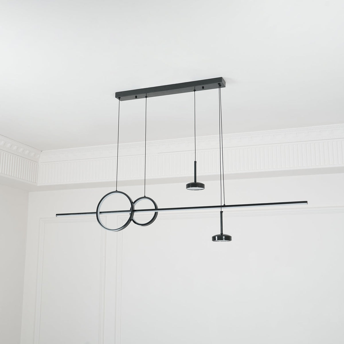Tildas lámpara colgante anillo geométrico minimalista