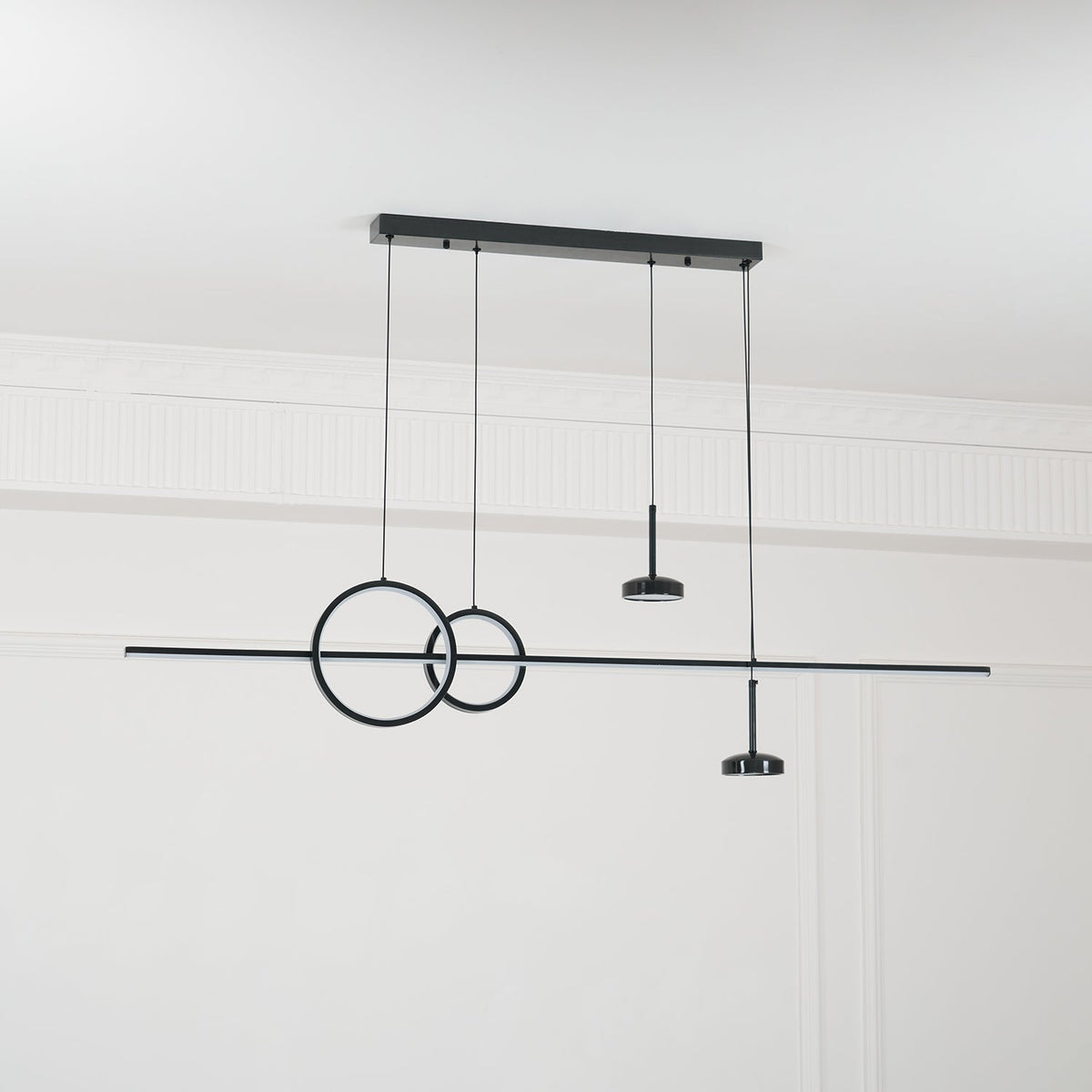Tildas lámpara colgante anillo geométrico minimalista