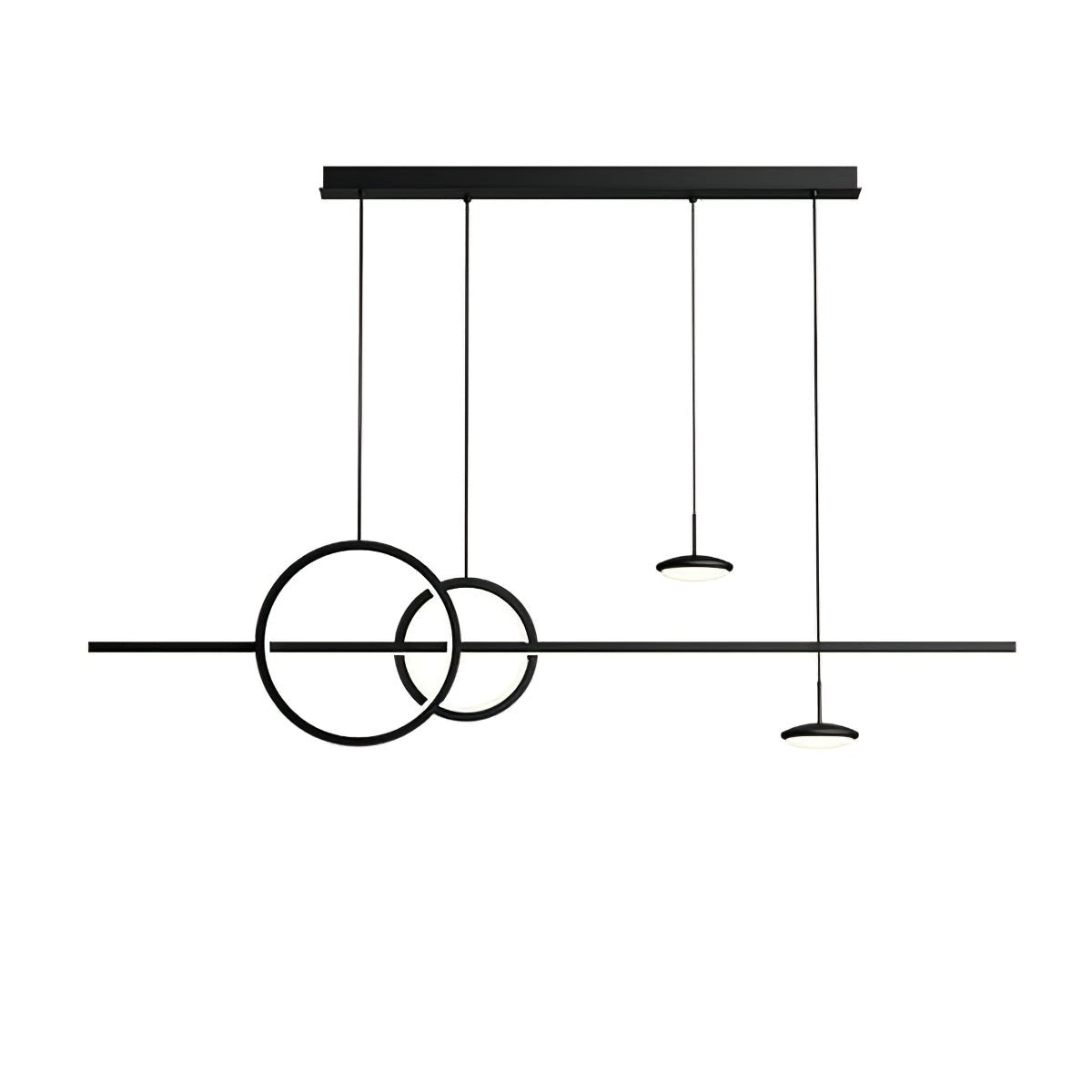 Tildas lámpara colgante anillo geométrico minimalista