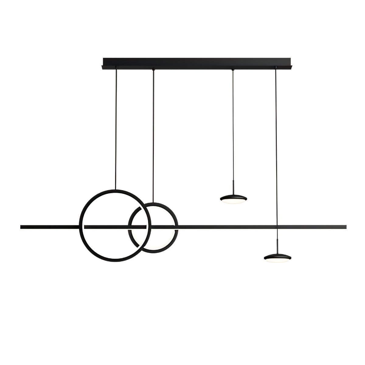 Tildas lámpara colgante anillo geométrico minimalista