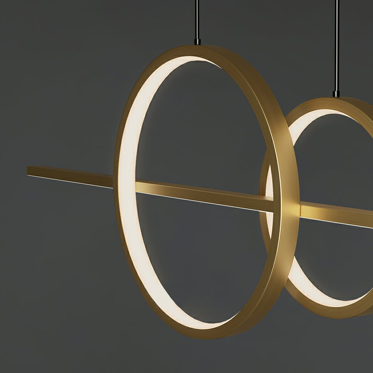 Tildas lámpara colgante anillo geométrico minimalista