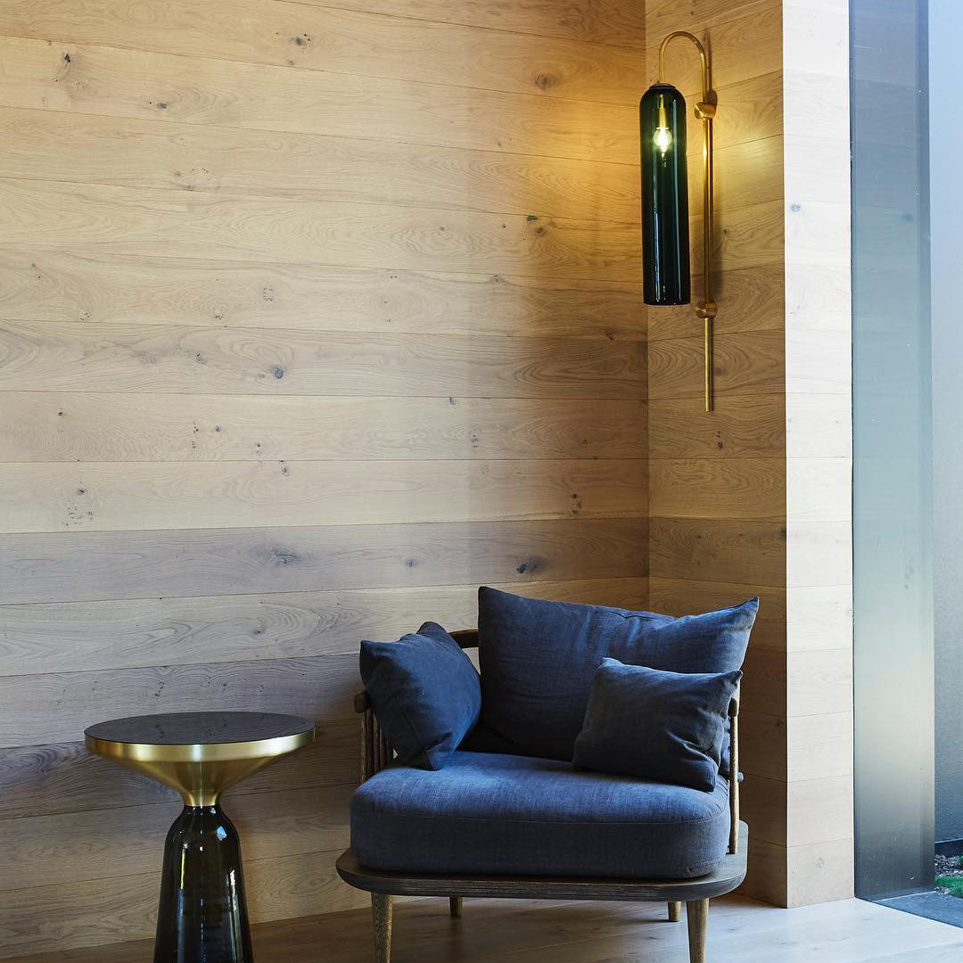 Anoriel Aplique de pared Vidrio Moderno Minimalista