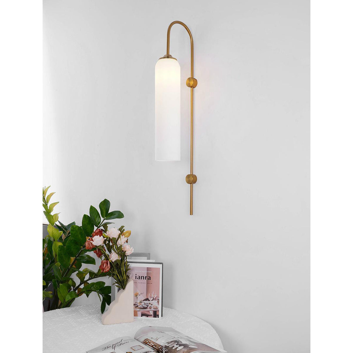 Anoriel Aplique de pared Vidrio Moderno Minimalista