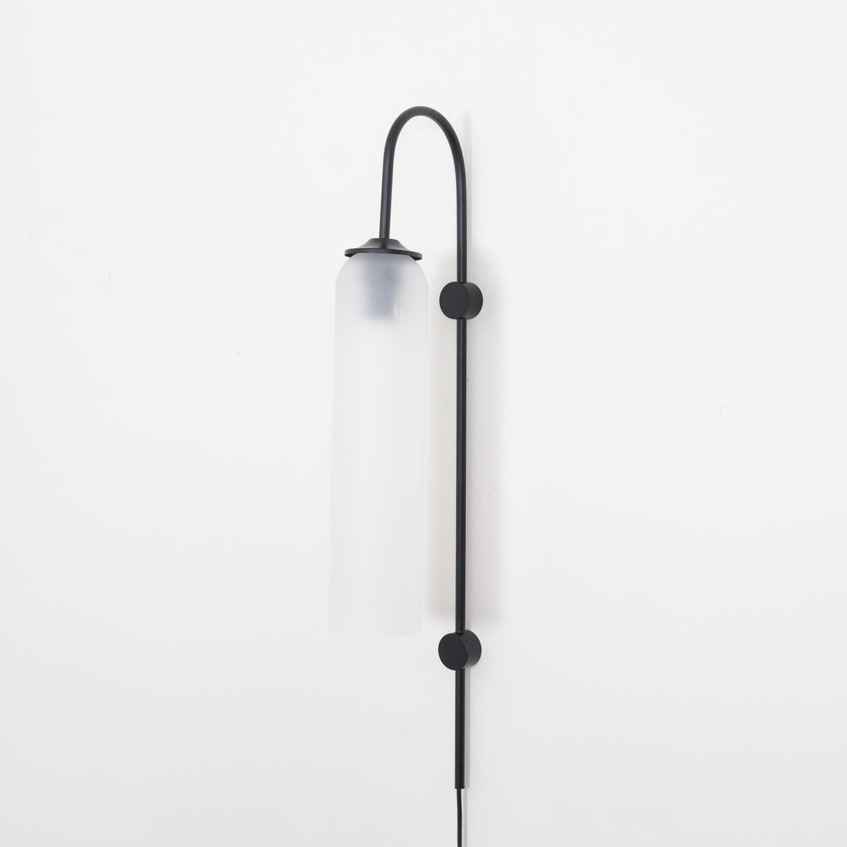 Valentina Lámpara de Pared de Vidrio Moderna con Enchufe