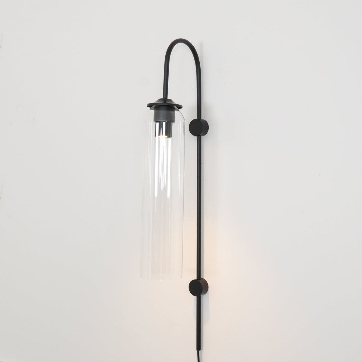 Valentina Lámpara de Pared de Vidrio Moderna con Enchufe