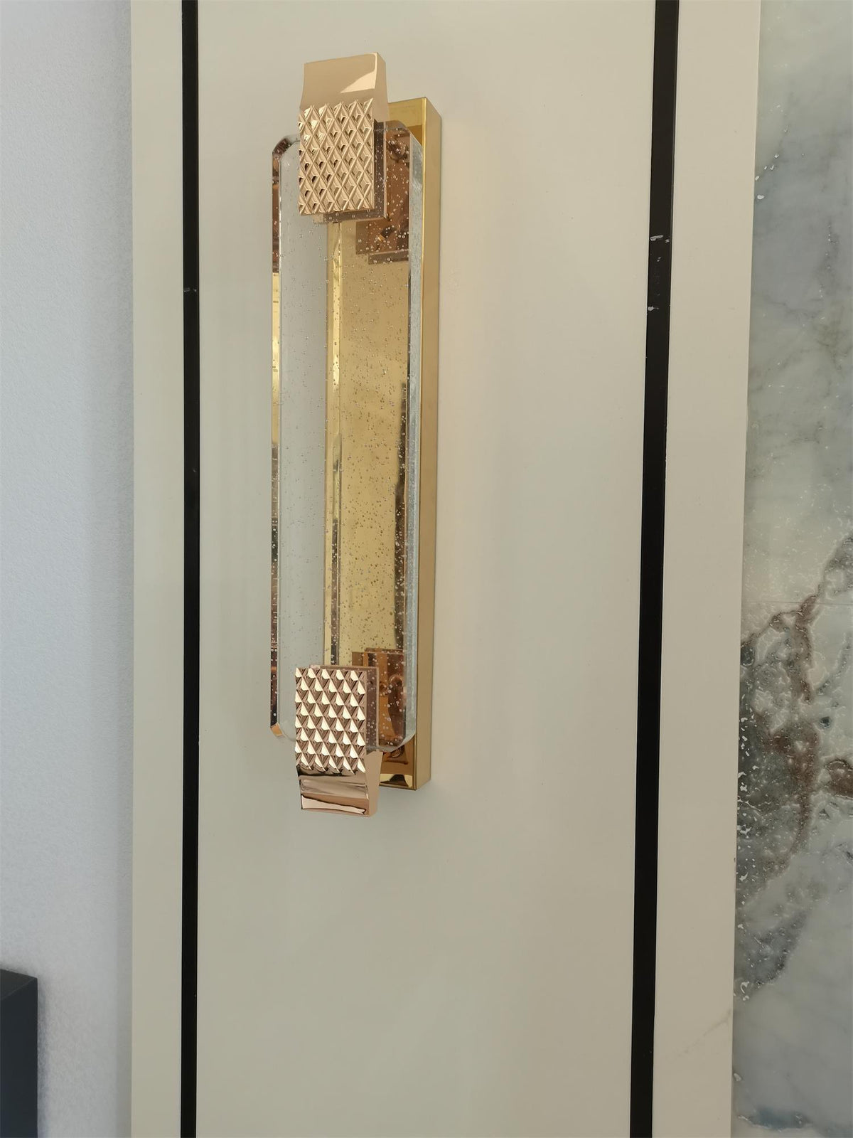 Tevan aplique de pared de cristal