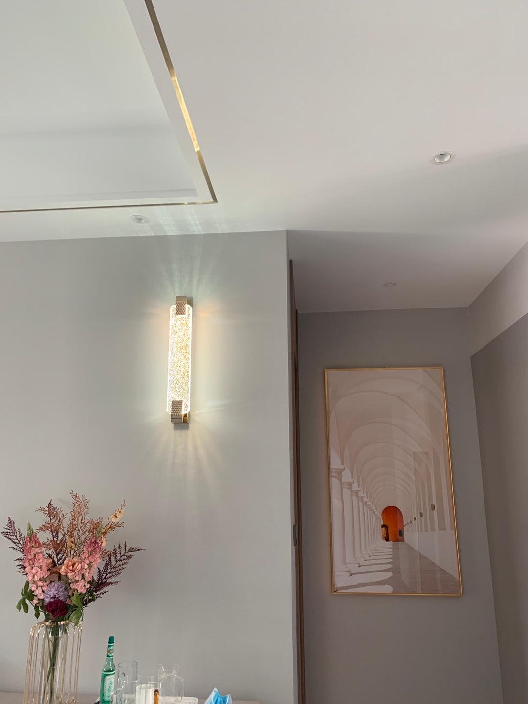 Tevan aplique de pared de cristal