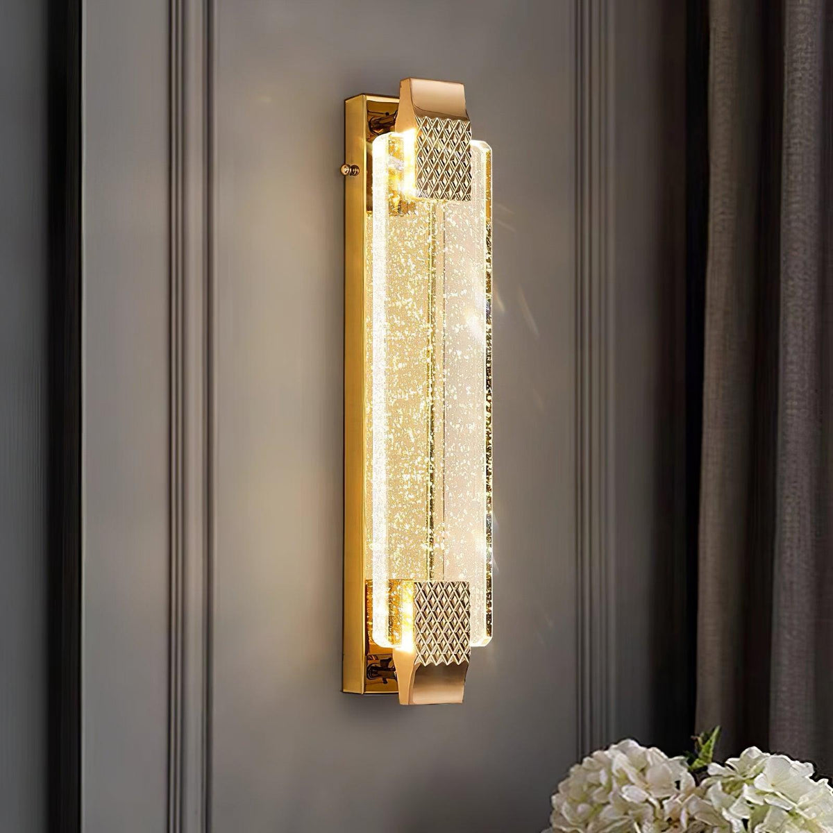 Tevan aplique de pared de cristal