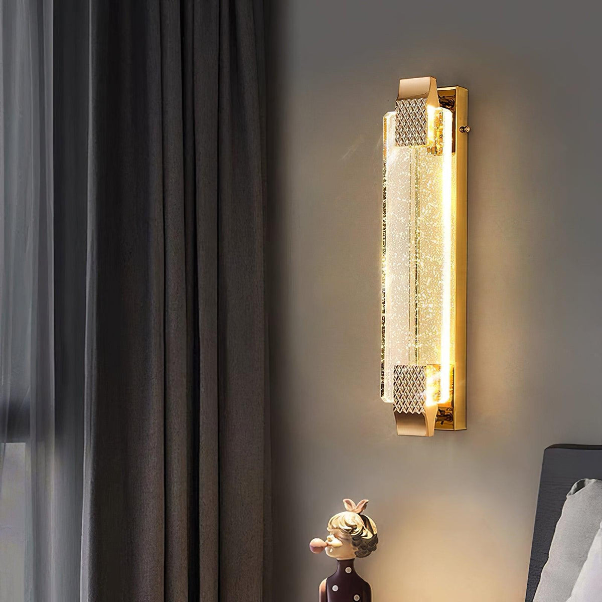 Tevan aplique de pared de cristal