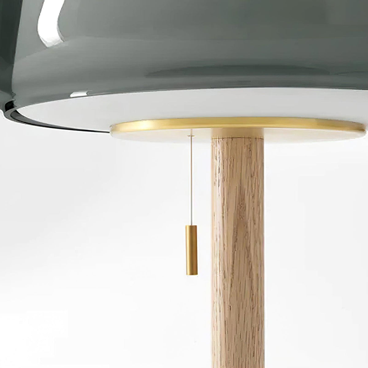 Gala lámpara de mesa de vidrio y mármol