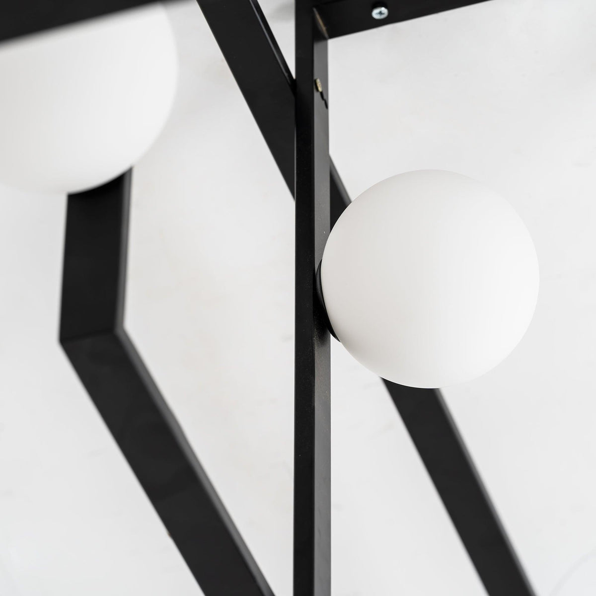 Veliiel lámpara de araña Mondrian vidrio latón Geométrico moderna