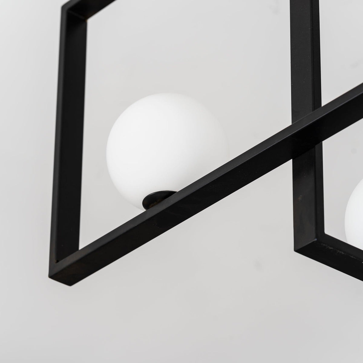 Veliiel lámpara de araña Mondrian vidrio latón Geométrico moderna