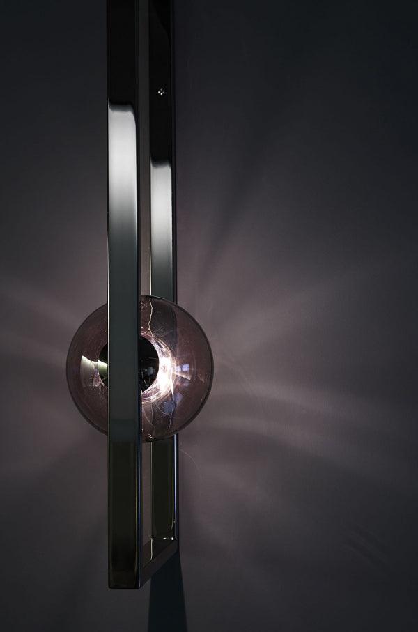 Etalarae aplique de pared moderno minimalista de vidrio