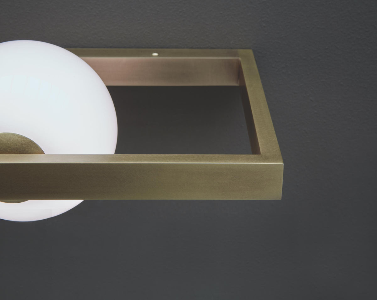 Etalarae aplique de pared moderno minimalista de vidrio