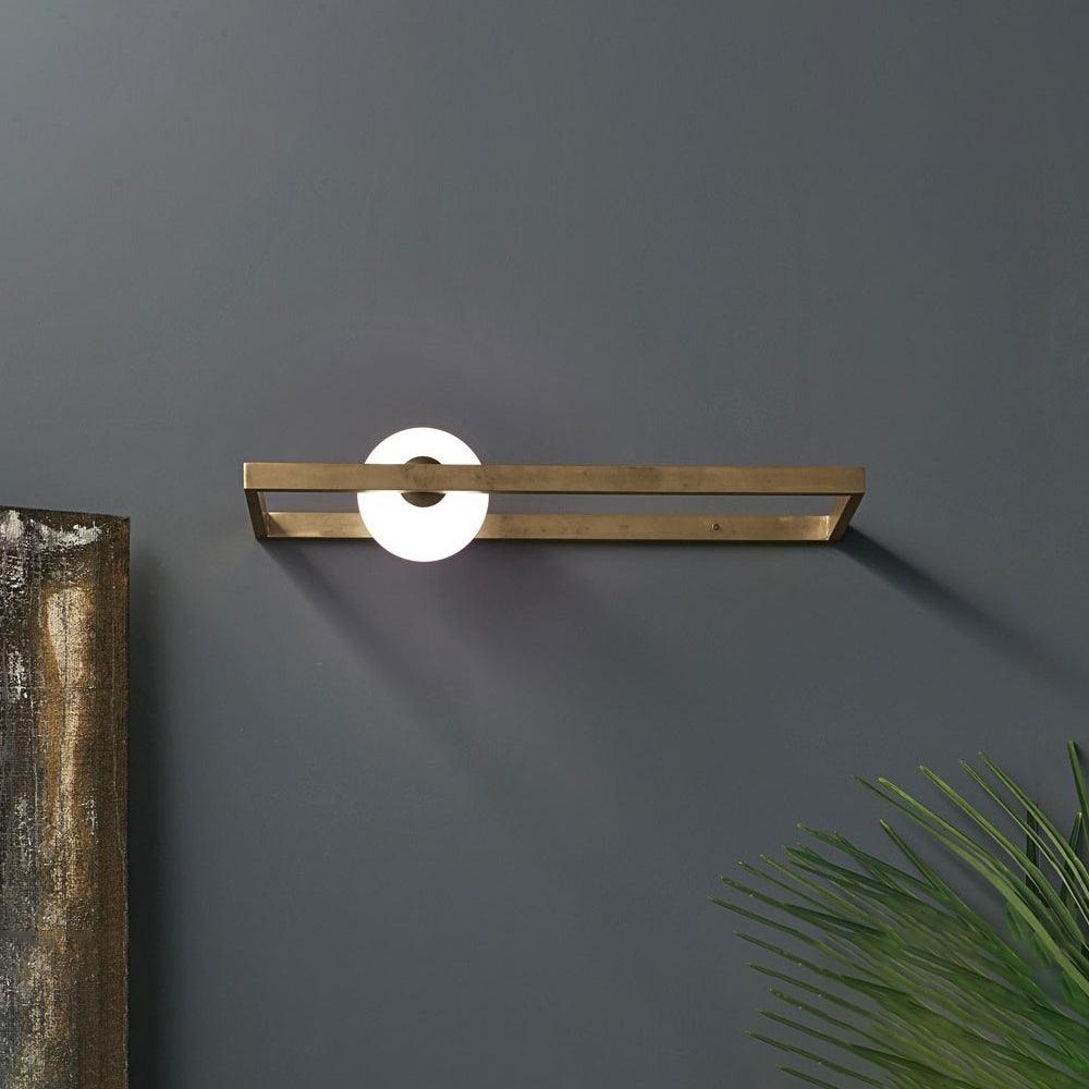 Etalarae aplique de pared moderno minimalista de vidrio