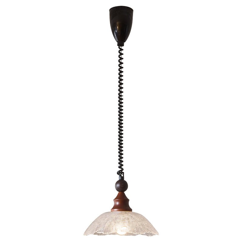 Nydoreth lámpara colgante elegancia Vintage Art de madera