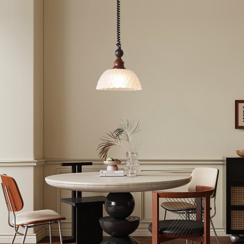 Nydoreth lámpara colgante elegancia Vintage Art de madera