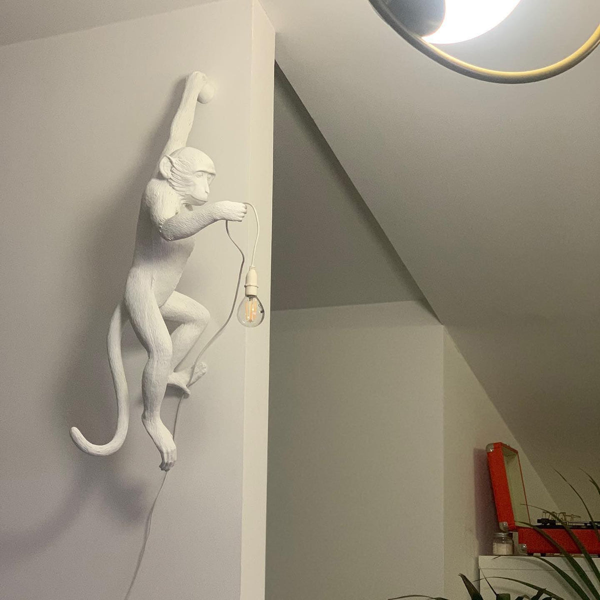 Bnx aplique de pared Art Unique Monkey de resina