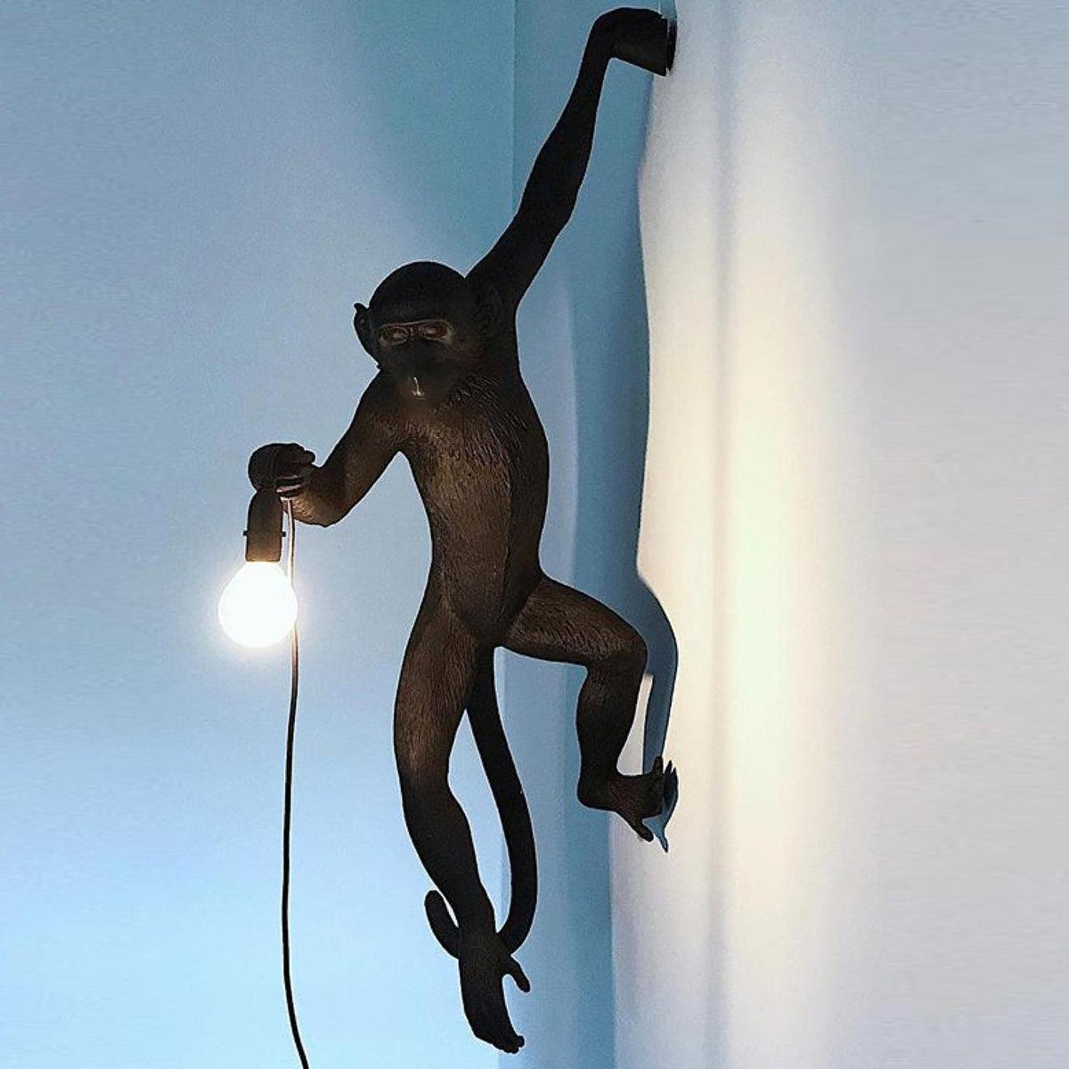 Bnx aplique de pared Art Unique Monkey de resina