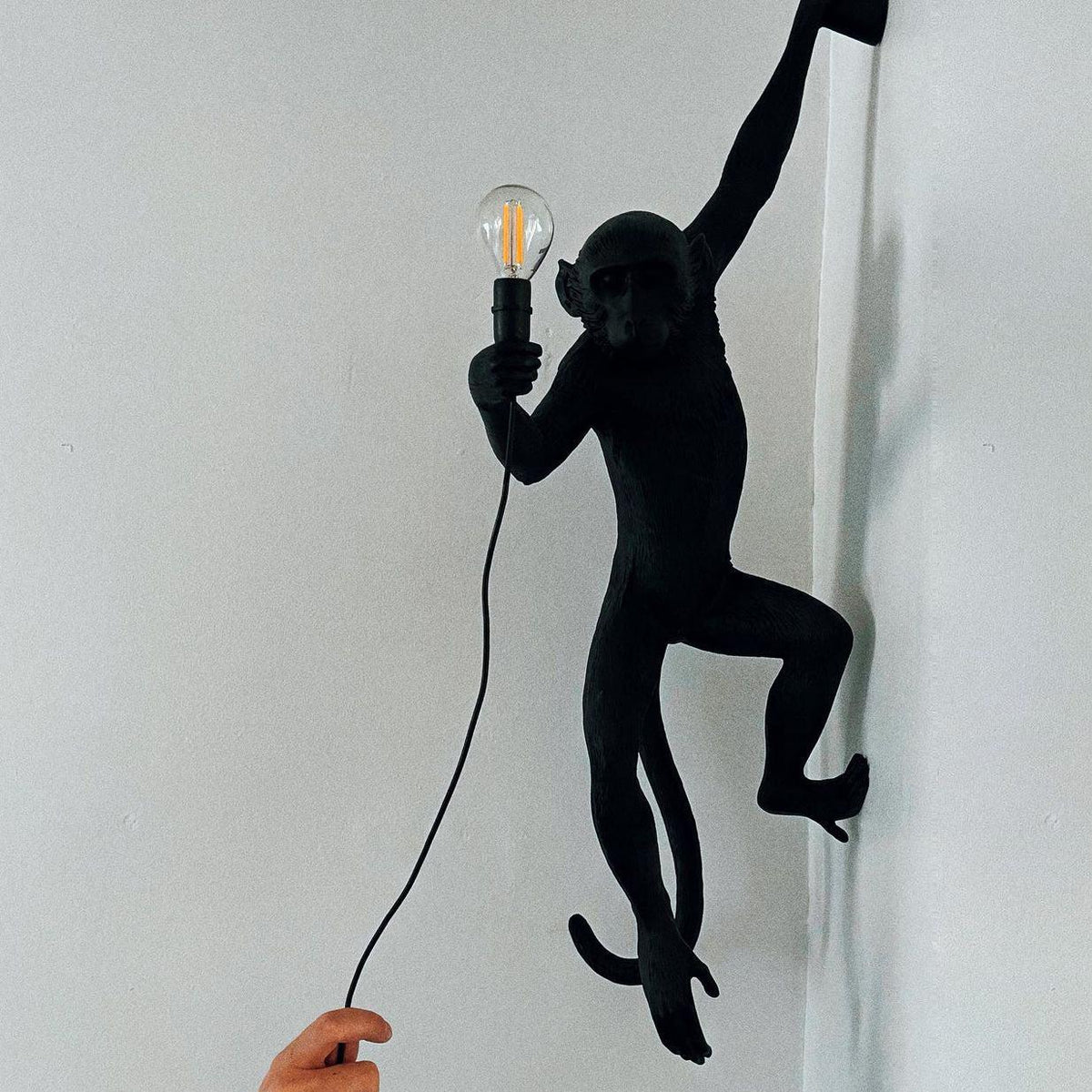 Bnx aplique de pared Art Unique Monkey de resina