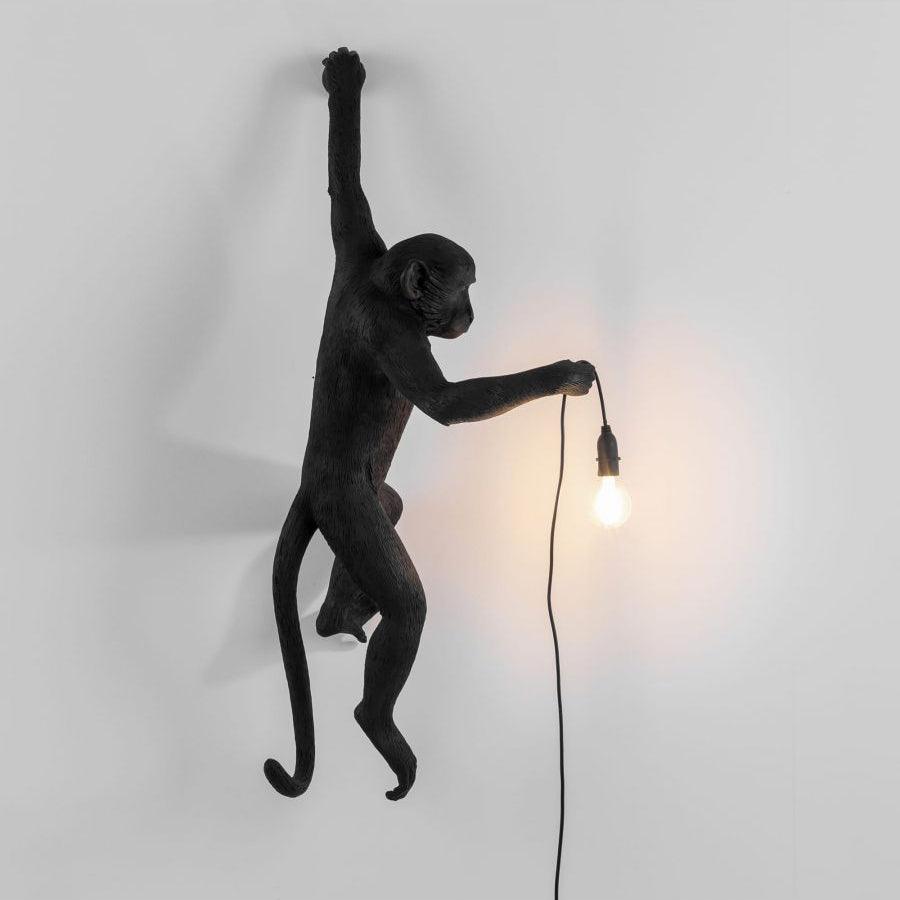 Bnx aplique de pared Art Unique Monkey de resina