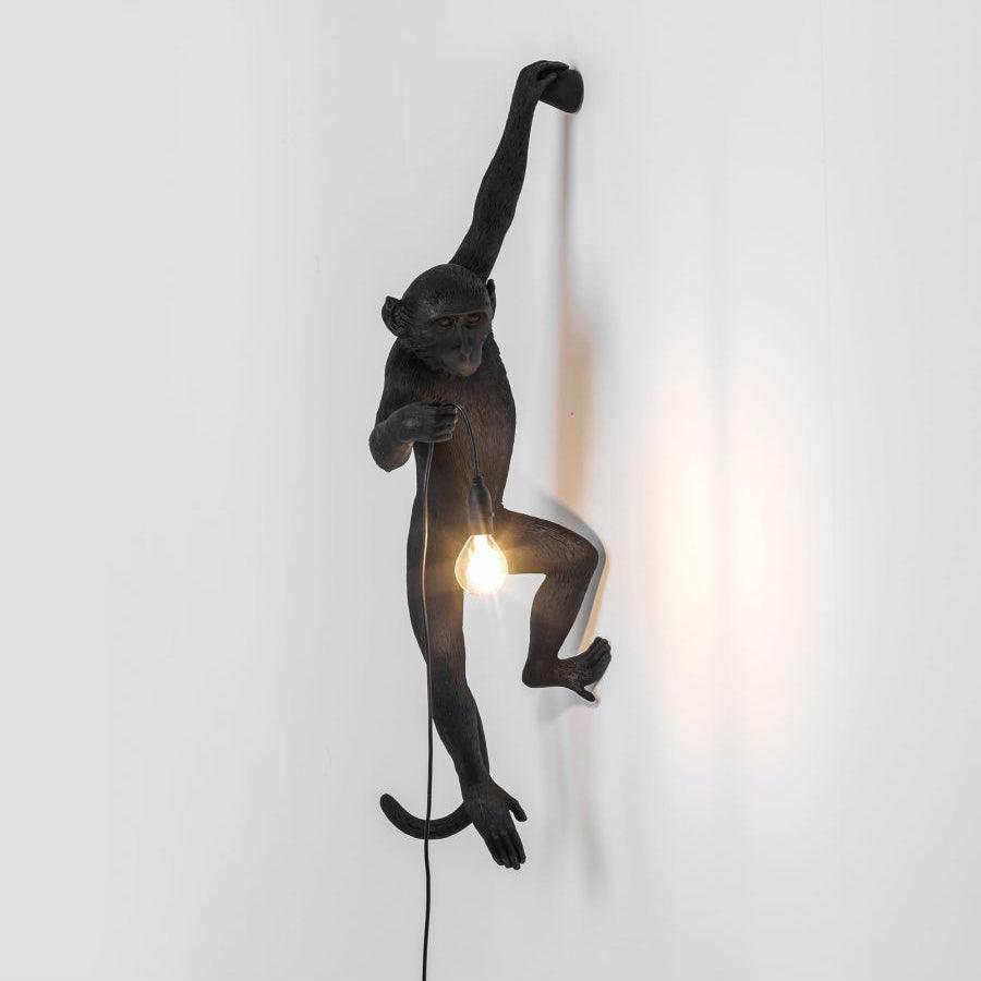 Bnx aplique de pared Art Unique Monkey de resina