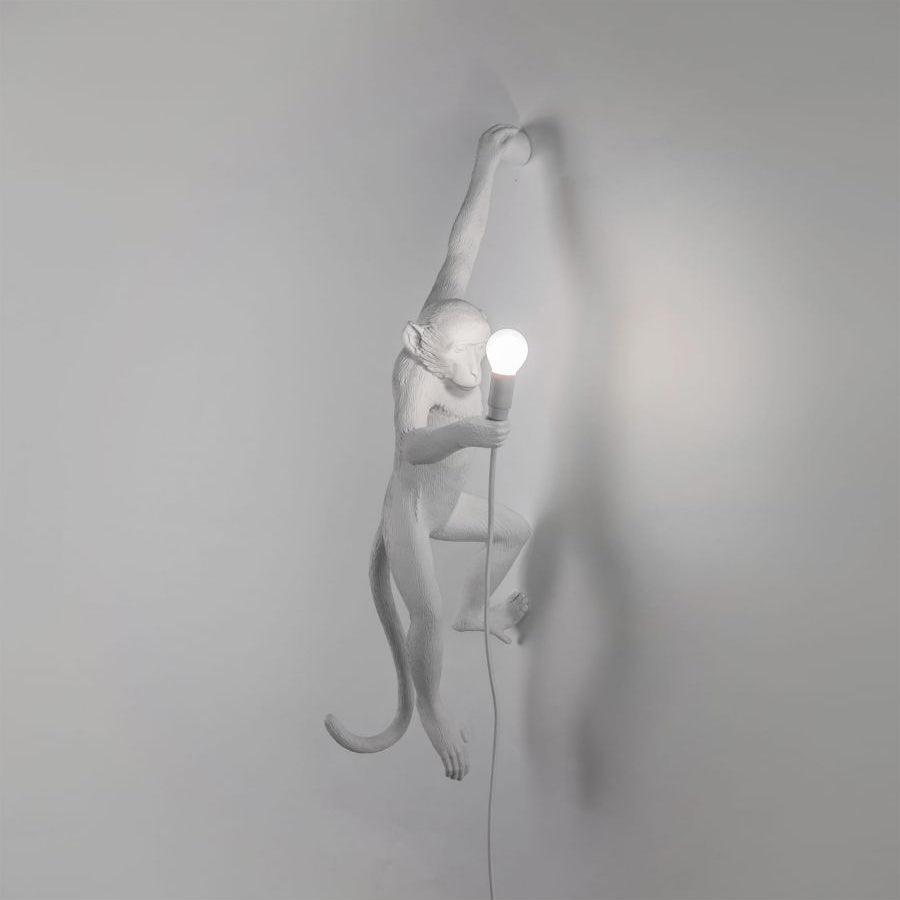 Bnx aplique de pared Art Unique Monkey de resina