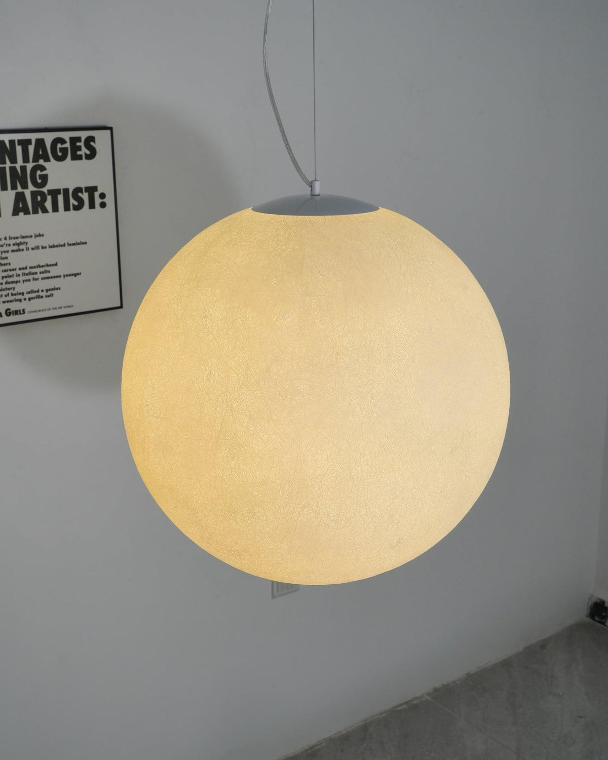 Miralaine lámpara colgante en forma de luna para salón
