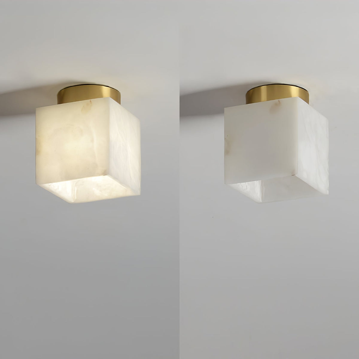 Otheyra plafón minimalista alabastro