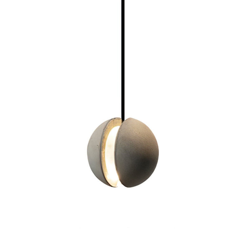 Umi lámpara colgante esfera minimalista en hormigón
