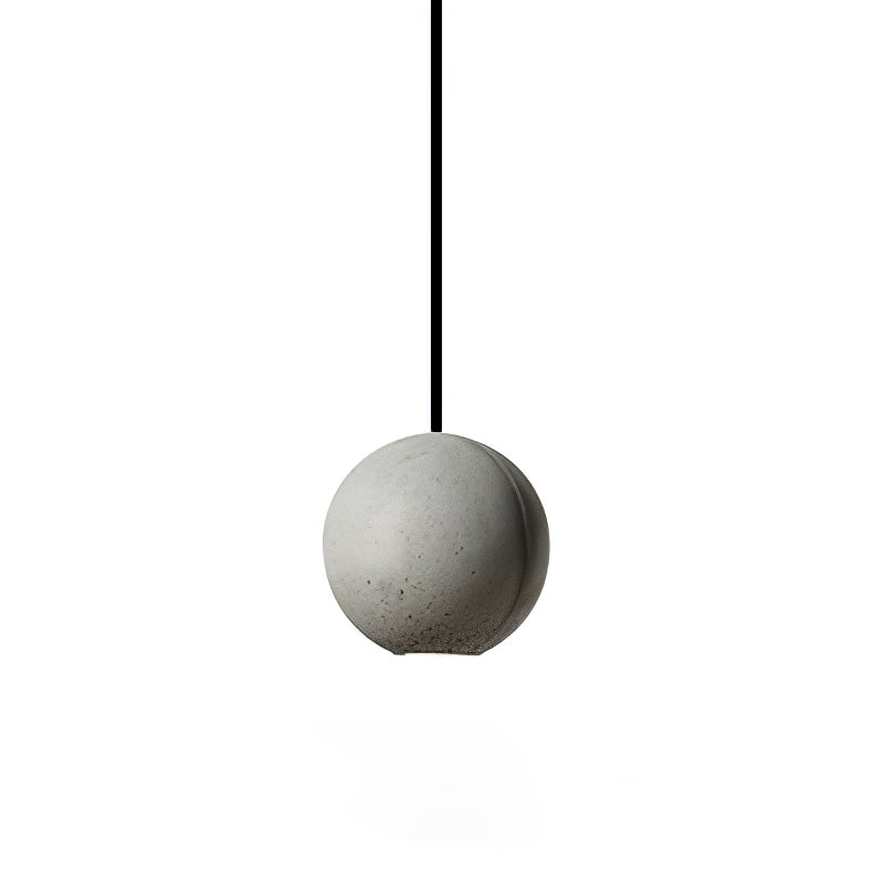 Umi lámpara colgante esfera minimalista en hormigón