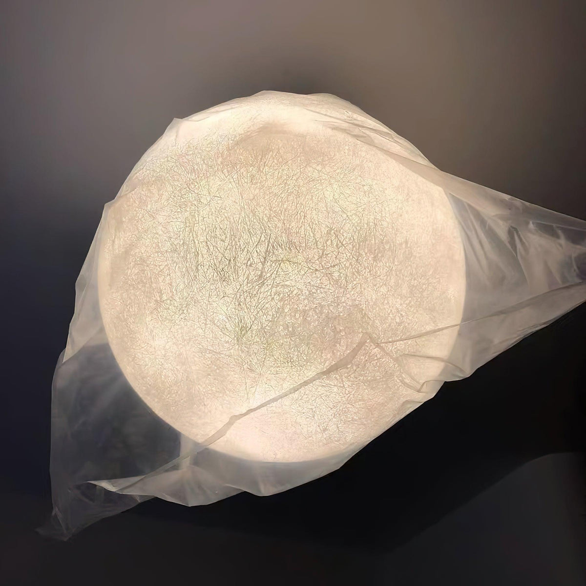 Miralaine lámpara colgante en forma de luna para salón