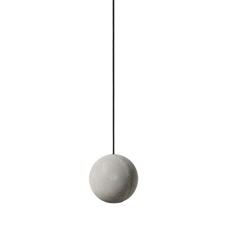 Umi lámpara colgante esfera minimalista en hormigón